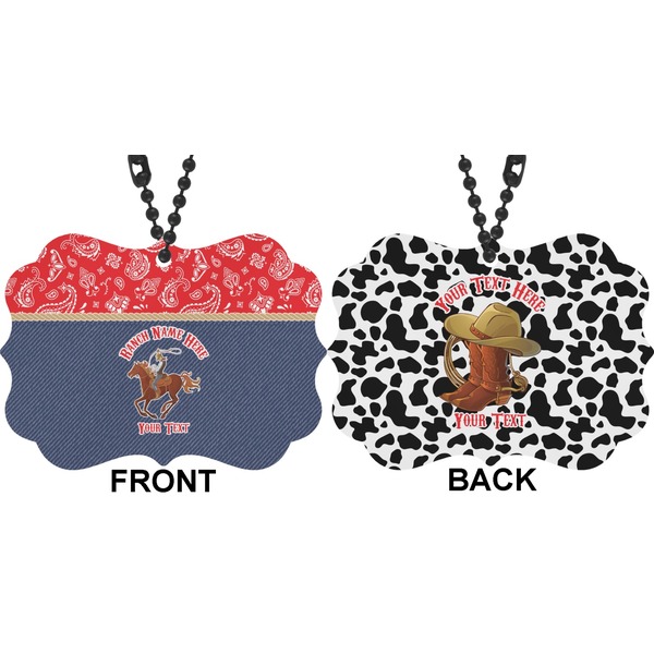 Western Ranch Car Ornament (Approval)