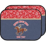 Western Ranch Car Floor Mats (Back Seat) (Personalized)