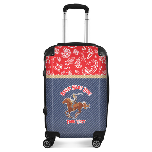 Custom Western Ranch Suitcase - 20" Carry On (Personalized)