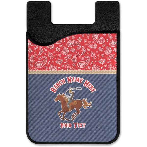Western Ranch Cell Phone Credit Card Holder