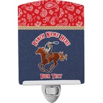 Western Ranch Ceramic Night Light (Personalized)