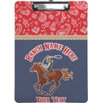 Western Ranch Clipboard (Personalized)