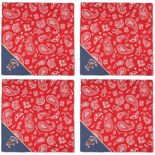 Western Ranch Cloth Napkins - Personalized Dinner (APPROVAL) Set of 4