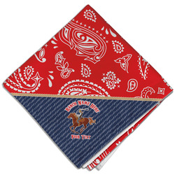 Western Ranch Cloth Dinner Napkin - Single w/ Name or Text