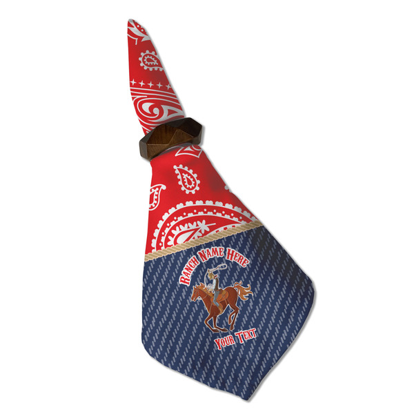 Western Ranch Cloth Napkins - Personalized Dinner (Folded in Ring) (MAIN)