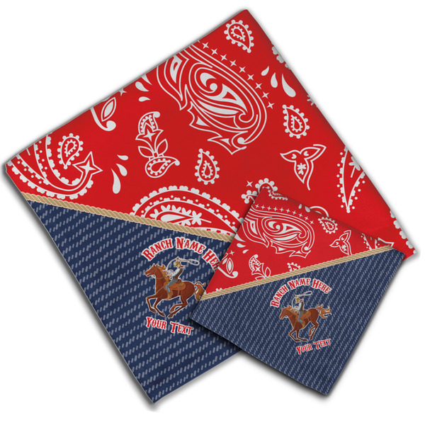 Western Ranch Cloth Napkins - Personalized Lunch & Dinner (PARENT MAIN)