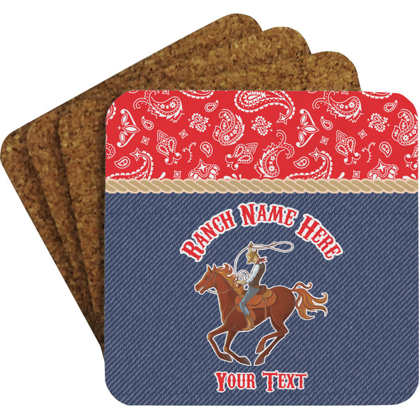 Western Ranch Coaster Set (Personalized)