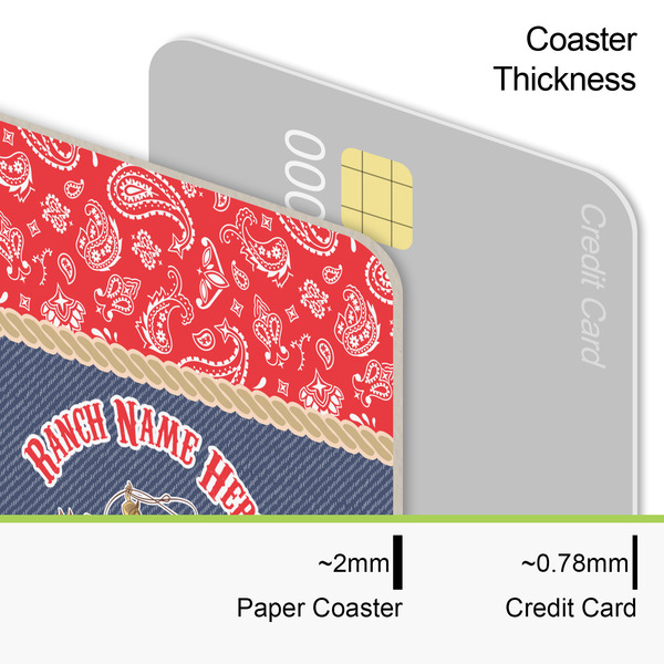 Western Ranch Coaster Thickness
