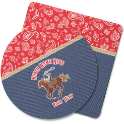 Western Ranch Rubber Backed Coaster (Personalized)