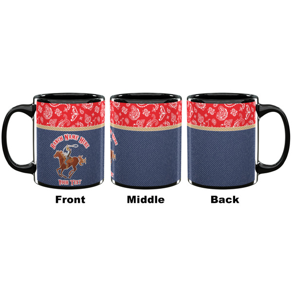 Western Ranch Coffee Mug - 11 oz - Black APPROVAL