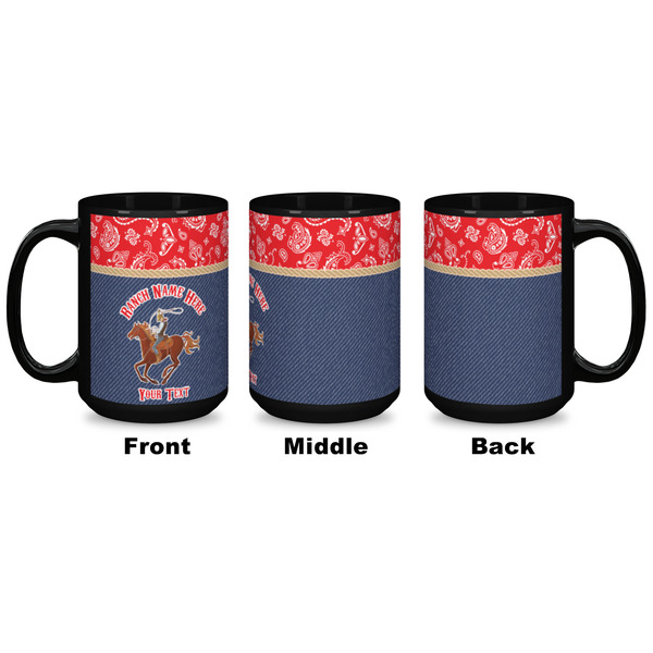 Western Ranch Coffee Mug - 15 oz - Black APPROVAL