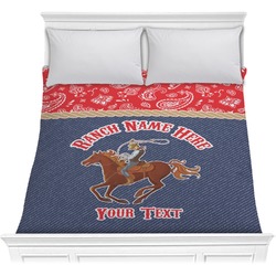 Western Ranch Comforter - Full / Queen (Personalized)