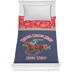 Western Ranch Comforter - Twin (Personalized)