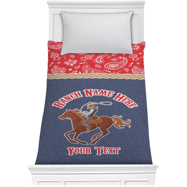 Custom Western Ranch Comforter - Twin (Personalized)