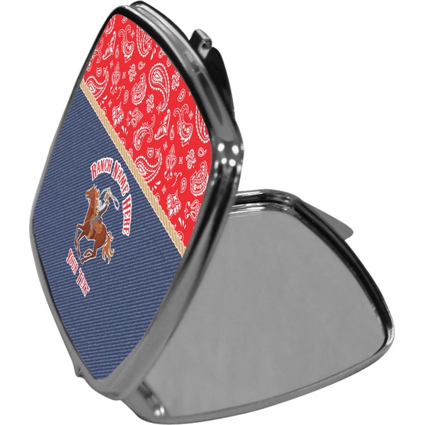 Western Ranch Compact Mirror (Side View)