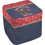 Western Ranch Cube Pouf Ottoman (Personalized)