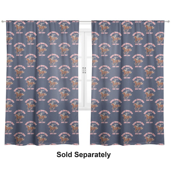 Custom Western Ranch Curtain Panel - Custom Size (Personalized)