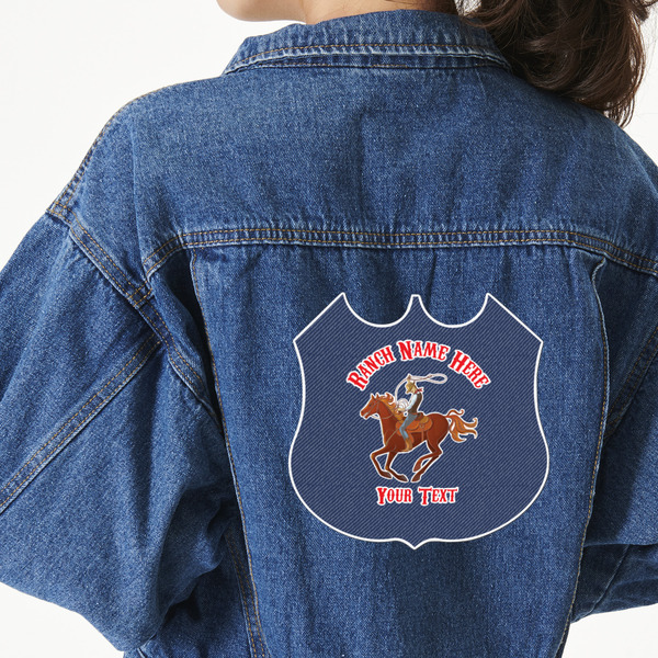 Custom Western Ranch Large Custom Shape Patch - 2XL (Personalized)