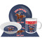 Western Ranch Dinner Set - 4 Pc (Personalized)