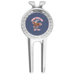 Western Ranch Golf Divot Tool & Ball Marker (Personalized)