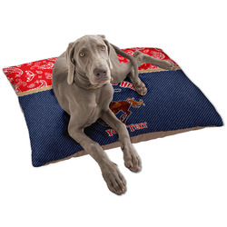 Western Ranch Dog Bed - Large w/ Name or Text