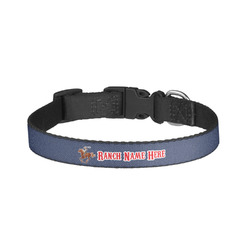 Western Ranch Dog Collar - Large (Personalized)