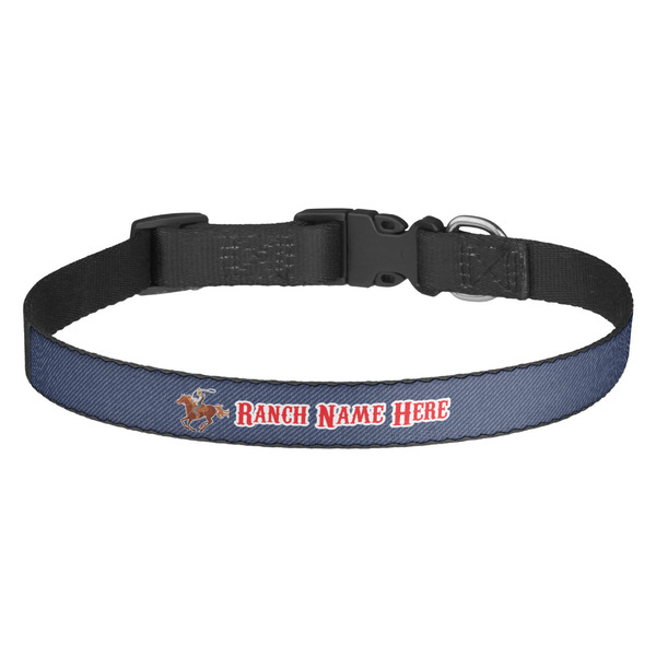 Custom Western Ranch Dog Collar - Medium (Personalized)