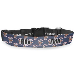 Western Ranch Deluxe Dog Collar - Medium (11.5" to 17.5") (Personalized)