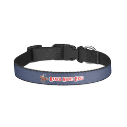 Western Ranch Dog Collar - Small (Personalized)