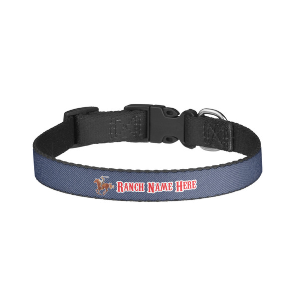Custom Western Ranch Dog Collar - Small (Personalized)
