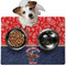 Western Ranch Dog Food Mat - Medium LIFESTYLE