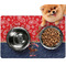 Western Ranch Dog Food Mat - Small LIFESTYLE