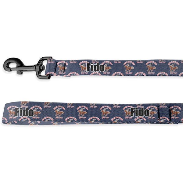Custom Western Ranch Deluxe Dog Leash - 4 ft (Personalized)