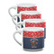 Western Ranch Double Shot Espresso Mugs - Set of 4 Front