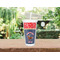 Western Ranch Double Wall Tumbler with Straw Lifestyle
