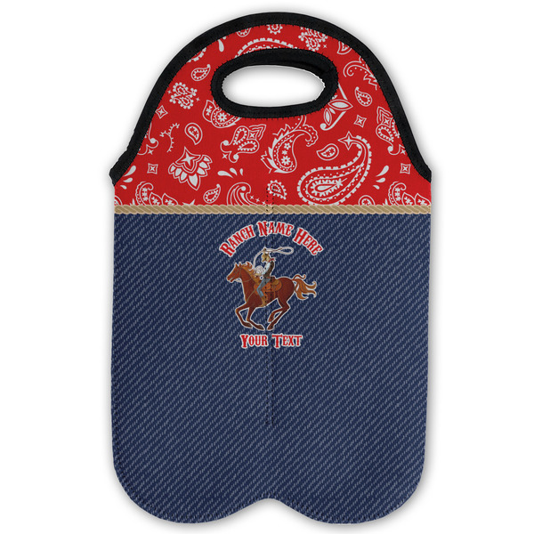 Western Ranch Double Wine Tote - Flat (new)