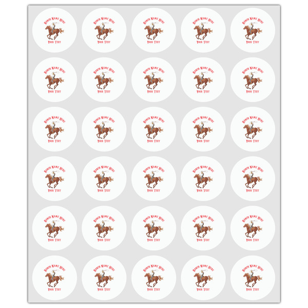 Western Ranch Drink Topper - XSmall - Set of 30