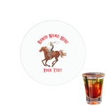 Western Ranch Printed Drink Topper - 1.5" (Personalized)