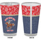 Western Ranch Pint Glass - Full Color - Front & Back Views