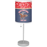 Western Ranch Lamp with Drum Shade (Personalized)