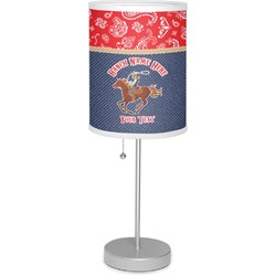 Western Ranch 7" Drum Lamp with Shade (Personalized)