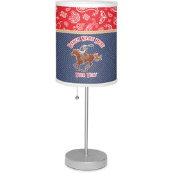 Western Ranch Lamp with Drum Shade (Personalized)