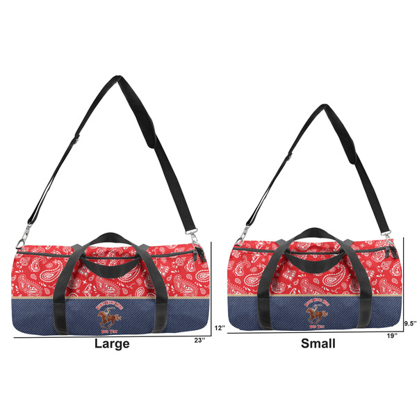 Western Ranch Duffle Bag Small and Large