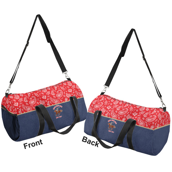 Western Ranch Duffle bag large front and back sides