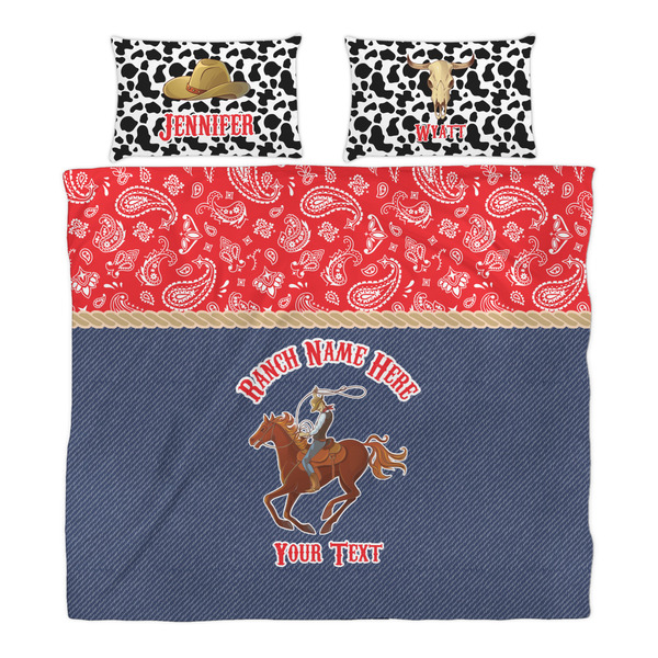 Western Ranch Duvet Cover Set - King - Alt Approval