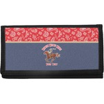 Western Ranch Canvas Checkbook Cover (Personalized)