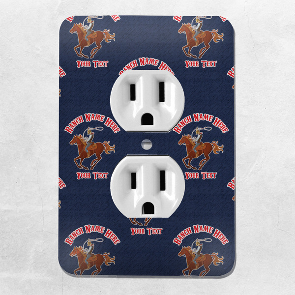 Western Ranch Electric Outlet Plate - LIFESTYLE