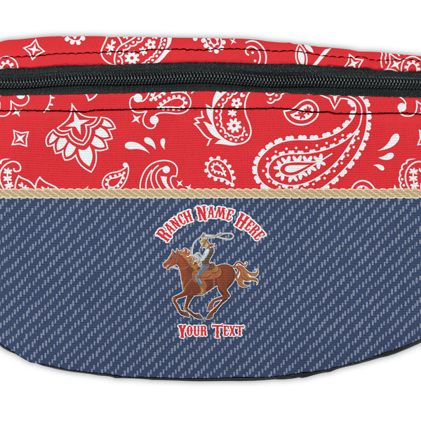 Western Ranch Fanny Pack - Closeup