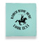 Western Ranch Leather Binders - 1" - Teal - Front View
