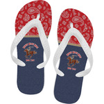 Western Ranch Flip Flops - XSmall (Personalized)